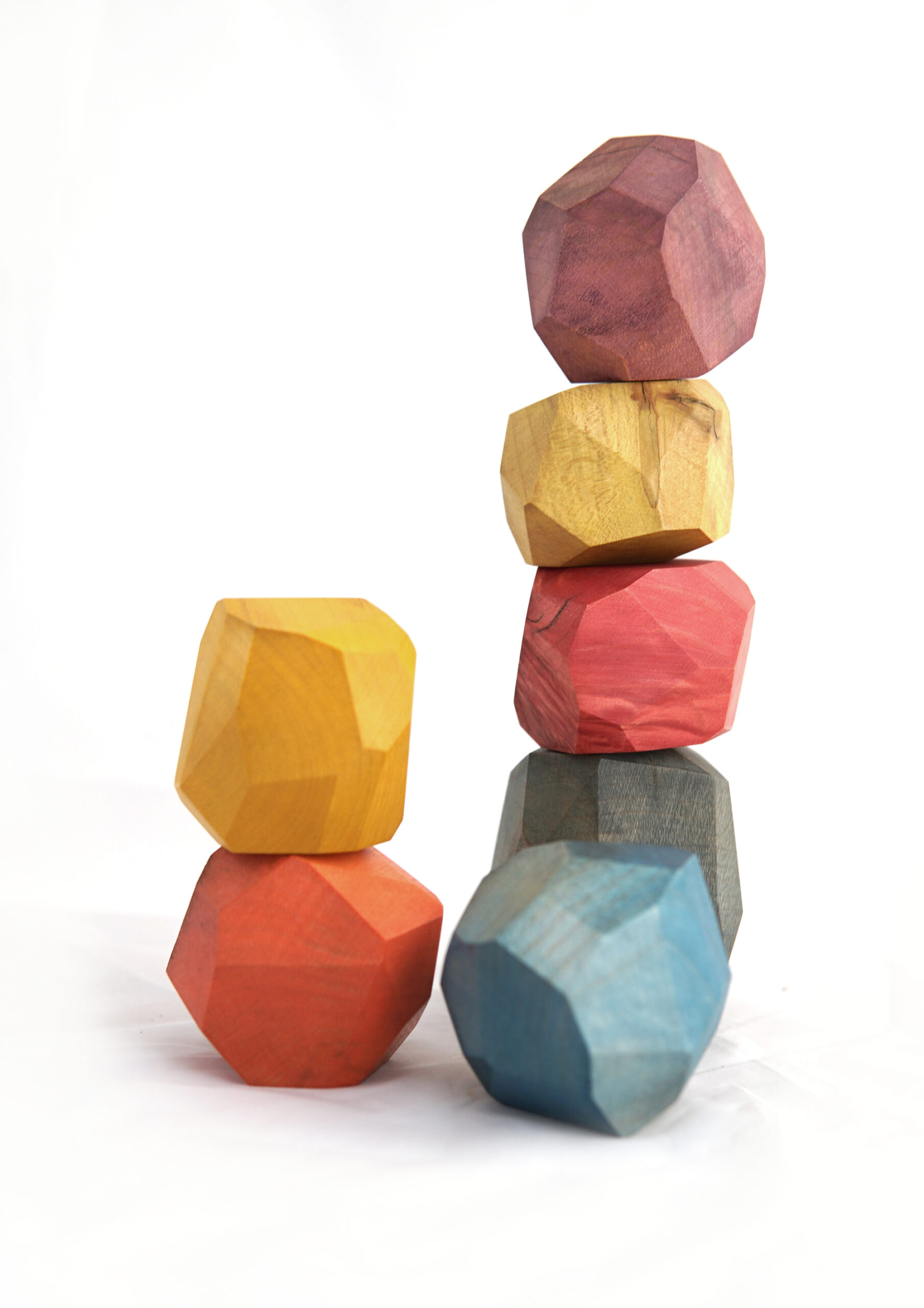 Zen Sen: Hand-Painted Wooden Balancing Stones - Image 4